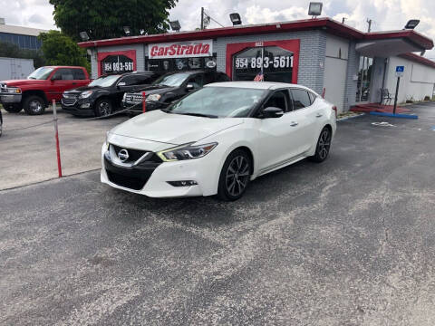 2017 Nissan Maxima for sale at CARSTRADA in Hollywood FL