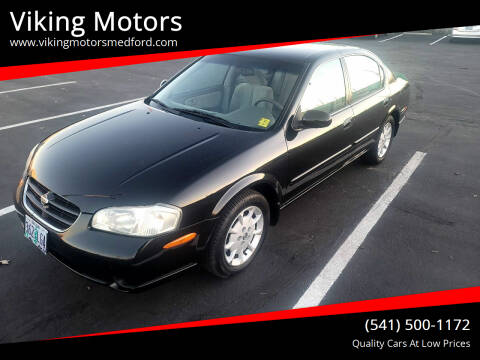 2001 Nissan Maxima for sale at Viking Motors in Medford OR