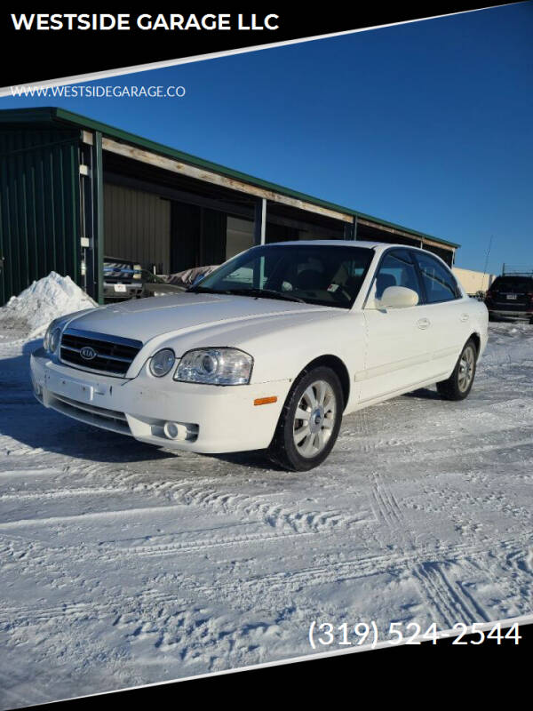 2005 Kia Optima for sale at WESTSIDE GARAGE LLC in Keokuk IA
