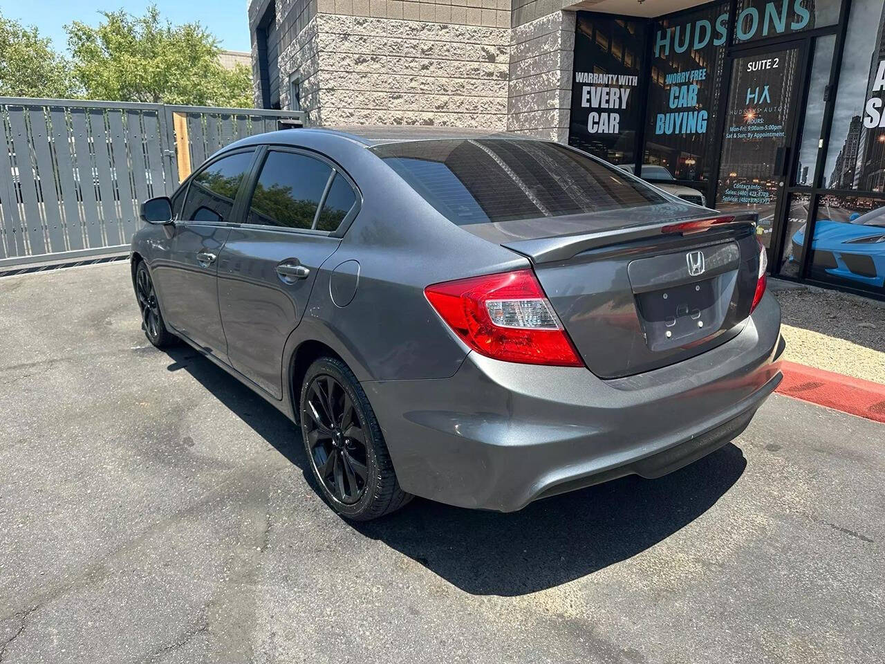 2012 Honda Civic for sale at HUDSONS AUTOS in Gilbert, AZ