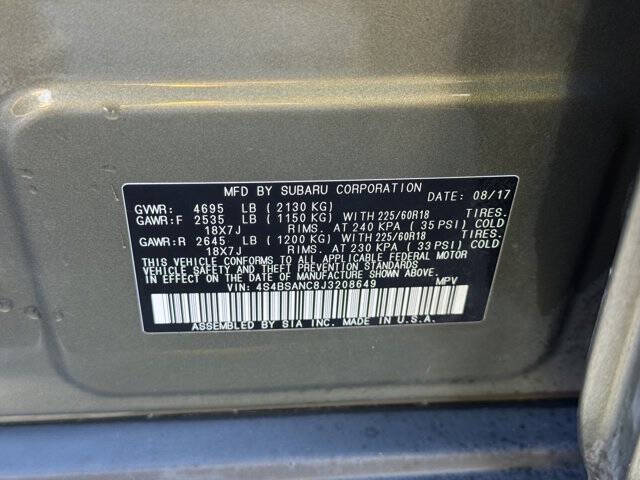 2018 Subaru Outback 2.5i Limited