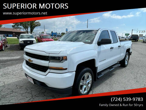 2016 Chevrolet Silverado 1500 for sale at SUPERIOR MOTORS in Latrobe PA