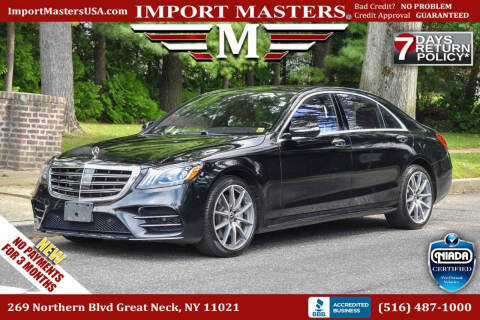 2019 Mercedes-Benz S-Class for sale at Import Masters in Great Neck NY