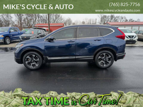 2017 Honda CR-V for sale at MIKE'S CYCLE & AUTO in Connersville IN