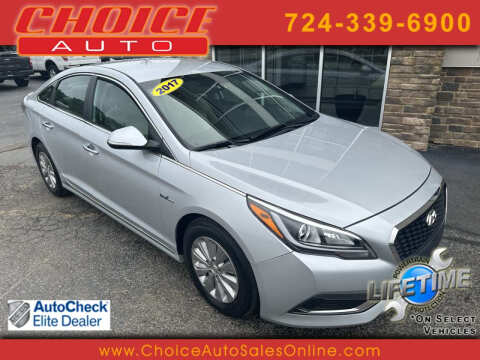 2017 Hyundai Sonata Hybrid for sale at CHOICE AUTO SALES in Murrysville PA