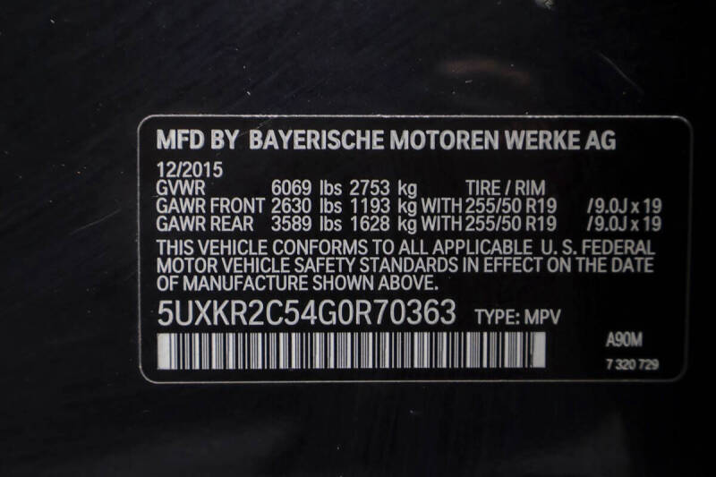 2016 BMW X5 sDrive35i