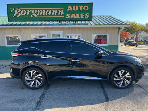 2015 Nissan Murano for sale at Borgmann Auto Sales in Norfolk NE