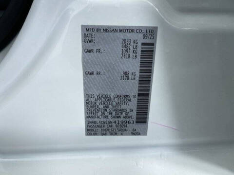 2025 Nissan Altima 2.5 SR