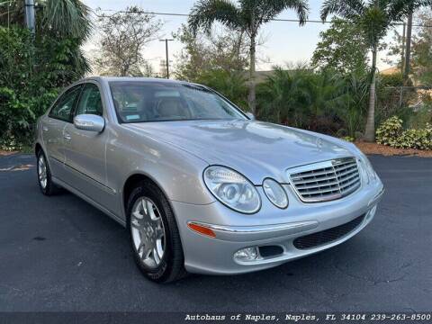 2003 Mercedes-Benz E-Class for sale at Autohaus of Naples in Naples FL
