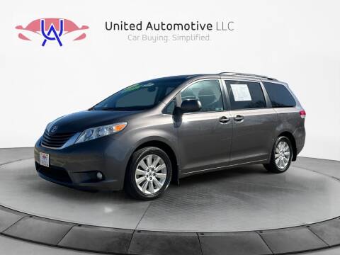 2012 Toyota Sienna for sale at UNITED AUTOMOTIVE in Denver CO