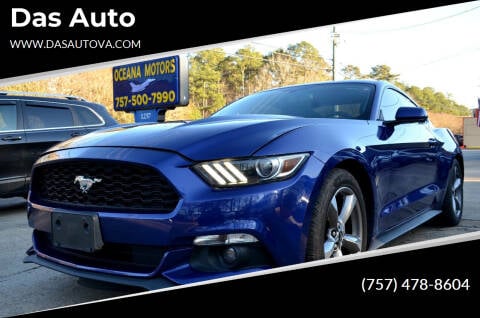 2015 Ford Mustang for sale at Das Auto in Virginia Beach VA