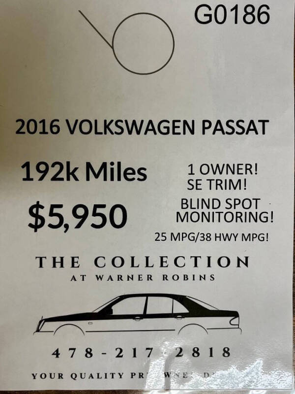 2016 Volkswagen Passat 1.8T SE