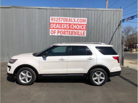 2018 Ford Explorer for sale at Dealers Choice Inc in Farmersville CA