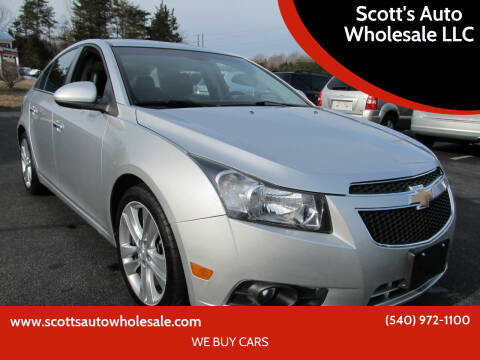 2012 Chevrolet Cruze for sale at Scott's Auto Wholesale LLC in Locust Grove VA