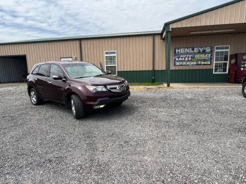 2009 Acura MDX for sale at Steves Auto Sales in Steele MO