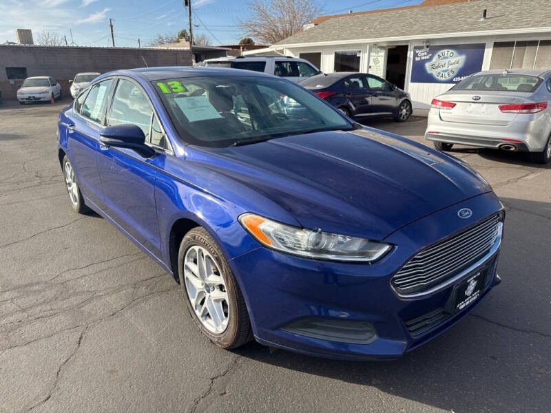 2013 Ford Fusion for sale at Robert Judd Auto Sales in Washington UT