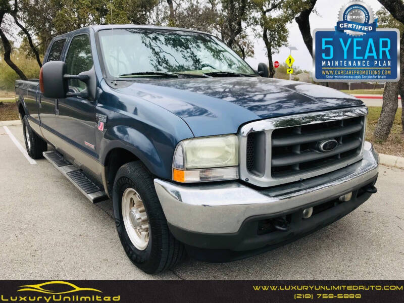 2004 Ford F-250 Super Duty for sale at LUXURY UNLIMITED AUTO SALES in San Antonio TX