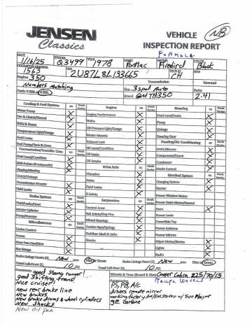 1978 Pontiac Firebird