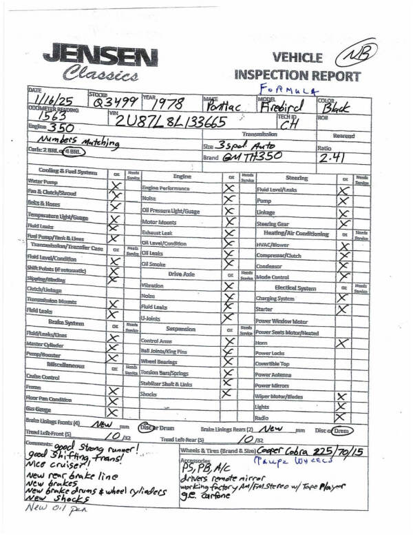 1978 Pontiac Firebird