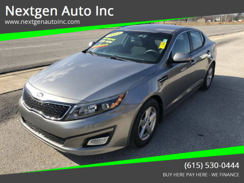 2015 Kia Optima for sale at Nextgen Auto Inc in Smithville TN