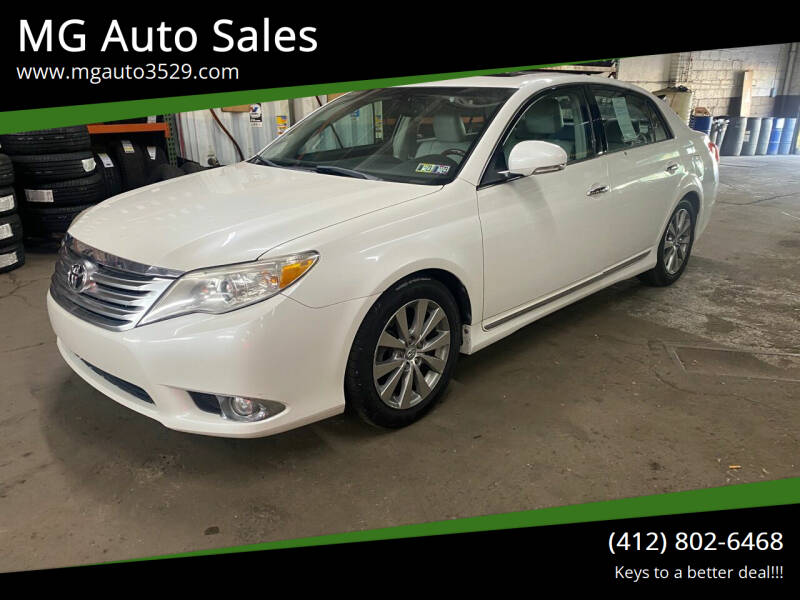2011 Toyota Avalon for sale at MG Auto Sales in Pittsburgh PA