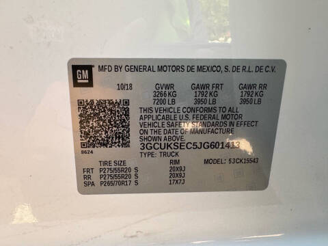 2018 Chevrolet Silverado 1500