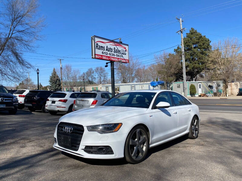 2015 Audi A6 for sale at Rams Auto Sales LLC in South Saint Paul MN