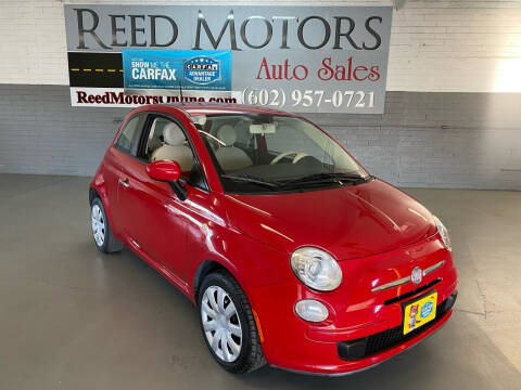 2012 FIAT 500 for sale at REED MOTORS LLC in Phoenix AZ