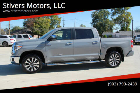 2018 Toyota Tundra for sale at Stivers Motors, LLC in Nash TX