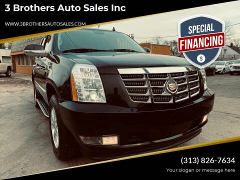 2012 Cadillac Escalade for sale at 3 Brothers Auto Sales Inc in Detroit MI