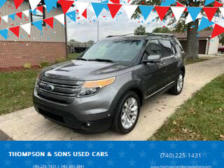 2013 Ford Explorer for sale at THOMPSON & SONS USED CARS in Marion OH