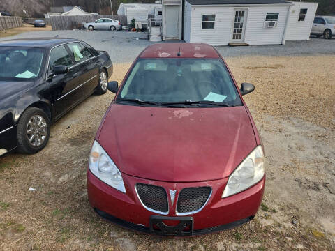 2008 Pontiac G6 for sale at Young's Auto Sales in Benson NC