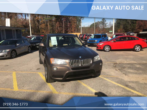 2011 BMW X3 for sale at Galaxy Auto Sale in Fuquay Varina NC