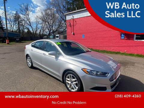 2014 Ford Fusion for sale at WB Auto Sales LLC in Barnum MN