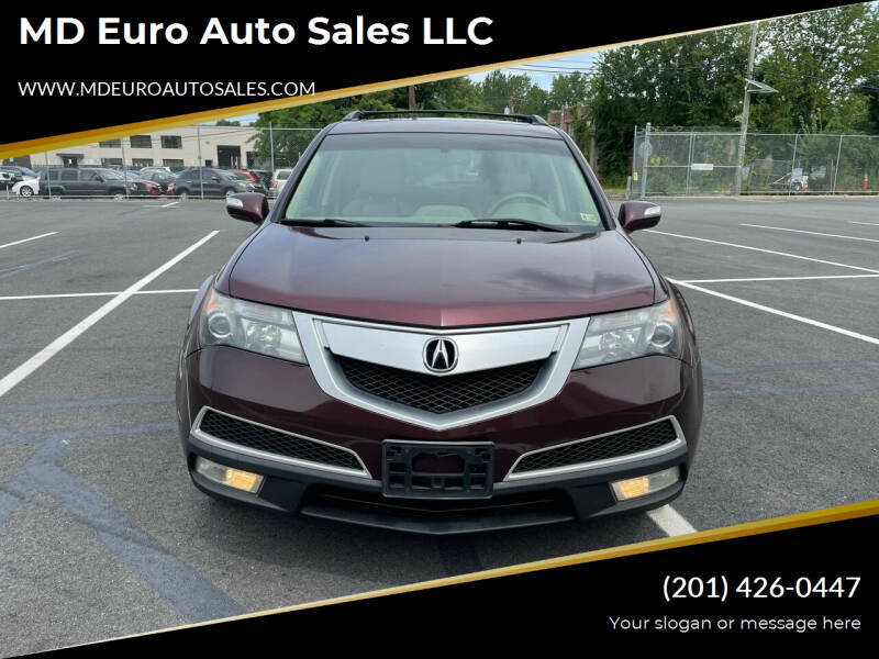 2012 Acura MDX for sale at MD Euro Auto Sales LLC in Hasbrouck Heights NJ