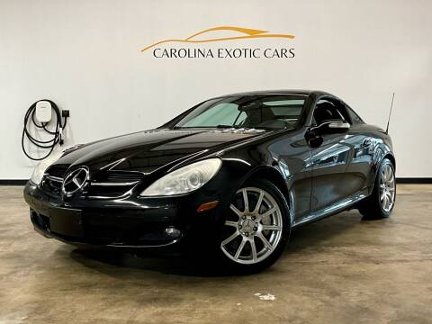 2007 Mercedes-Benz SLK for sale at Carolina Exotic Cars & Consignment Center in Raleigh NC
