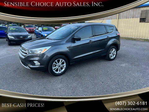 2017 Ford Escape for sale at Sensible Choice Auto Sales, Inc. in Longwood FL