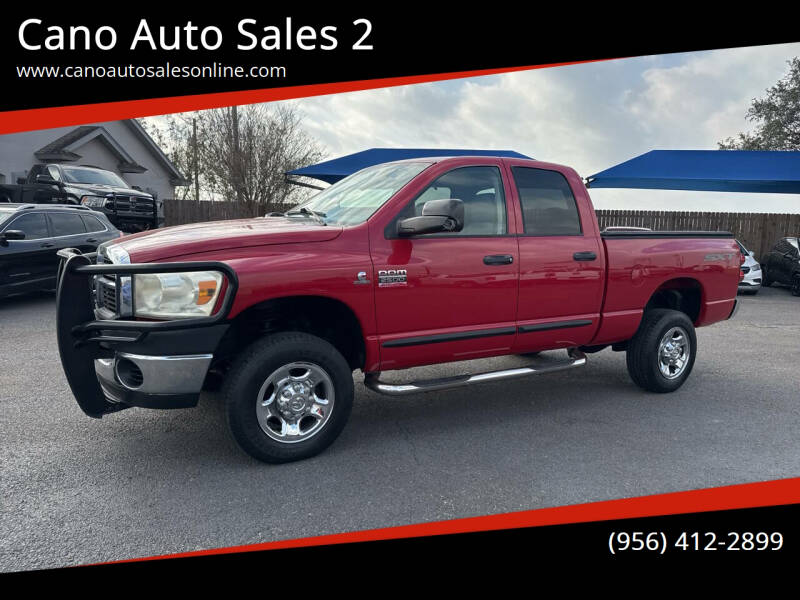 2008 Dodge Ram 2500 for sale at Cano Auto Sales 2 in Harlingen TX