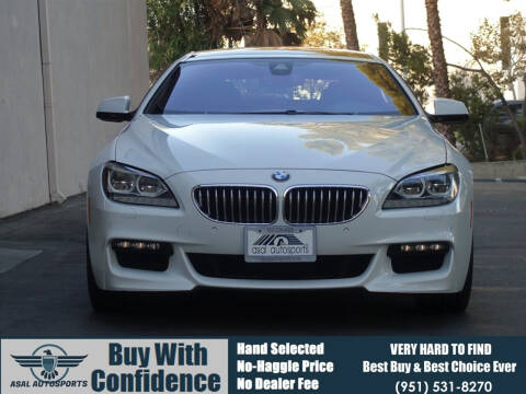 2014 BMW 6 Series for sale at ASAL AUTOSPORTS in Corona CA