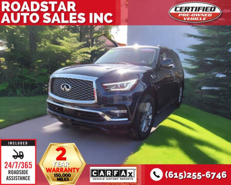 2020 Infiniti QX80 for sale at Roadstar Auto Sales Inc in Nashville TN