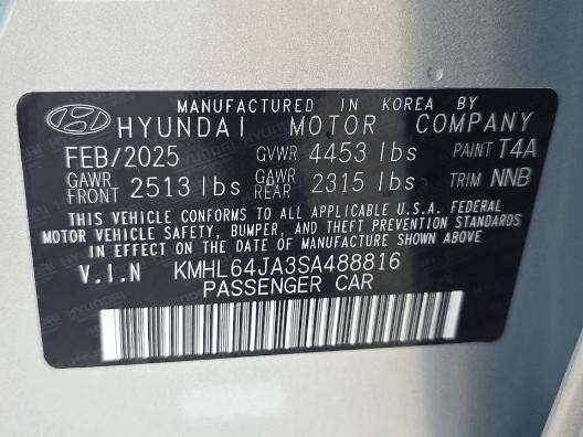 2025 Hyundai Sonata