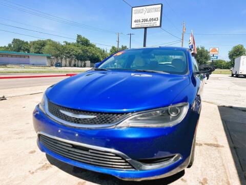 2016 Chrysler 200 for sale at Shock Motors in Garland TX