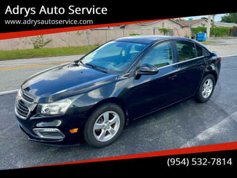 2016 Chevrolet Cruze Limited for sale at Adrys Auto Service in Pompano Beach FL