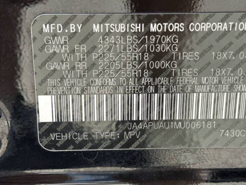 2021 Mitsubishi Outlander Sport