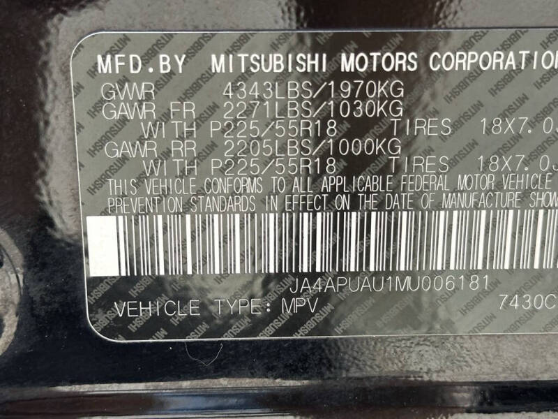 2021 Mitsubishi Outlander Sport