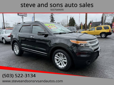 2012 Ford Explorer for sale at steve and sons auto sales - Steve & Sons Auto Sales 4 in Portland OR