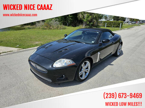 2007 Jaguar XK-Series for sale at WICKED NICE CAAAZ in Cape Coral FL