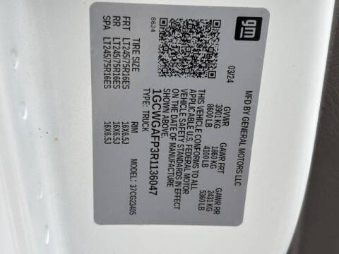 2024 Chevrolet Express 2500