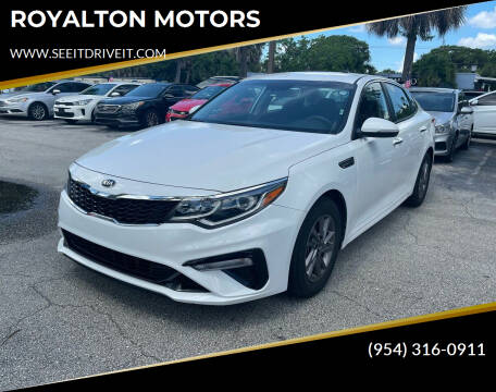 2020 Kia Optima for sale at ROYALTON MOTORS in Plantation FL