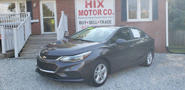 2017 Chevrolet Cruze for sale at Hix Motor Co in Jacksonville, NC